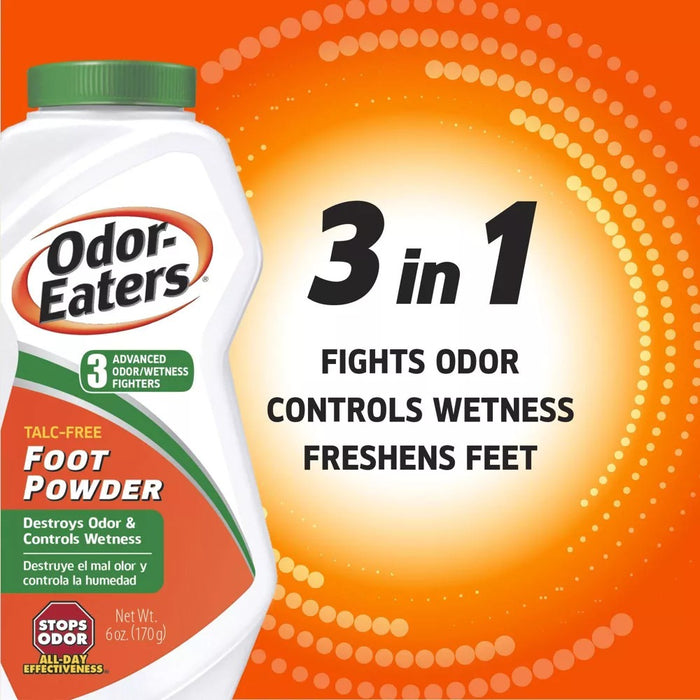 Odor Eaters Talc Free Foot Powder - 6 Oz