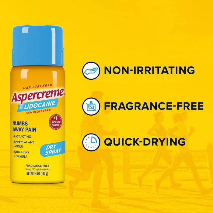 Aspercreme Pain Relief Dry Spray