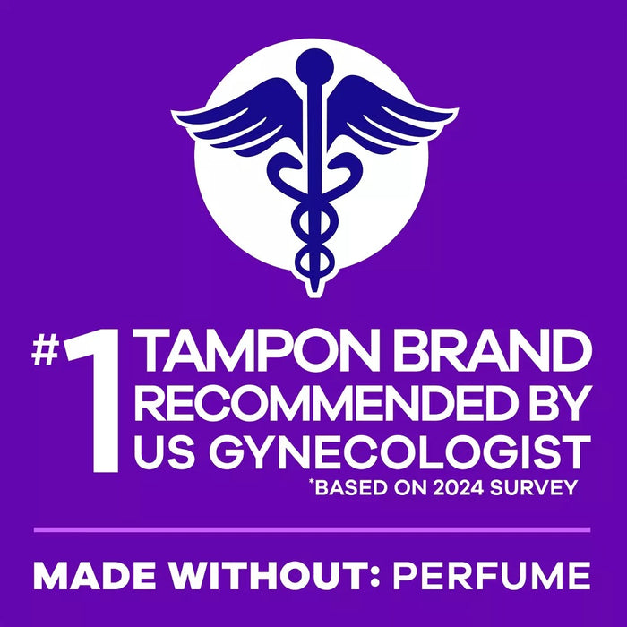 Tampax Compact Radiant Unscented Duopack Plastic Tampons