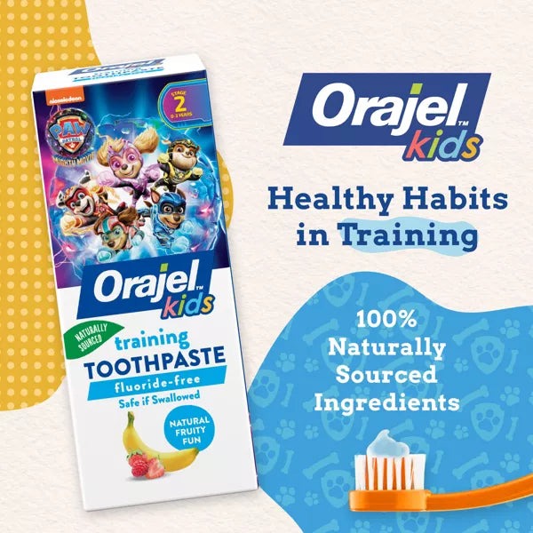 Orajel Kids Paw Patrol Anticavity Fluoride Toothpaste Fruity Bubble