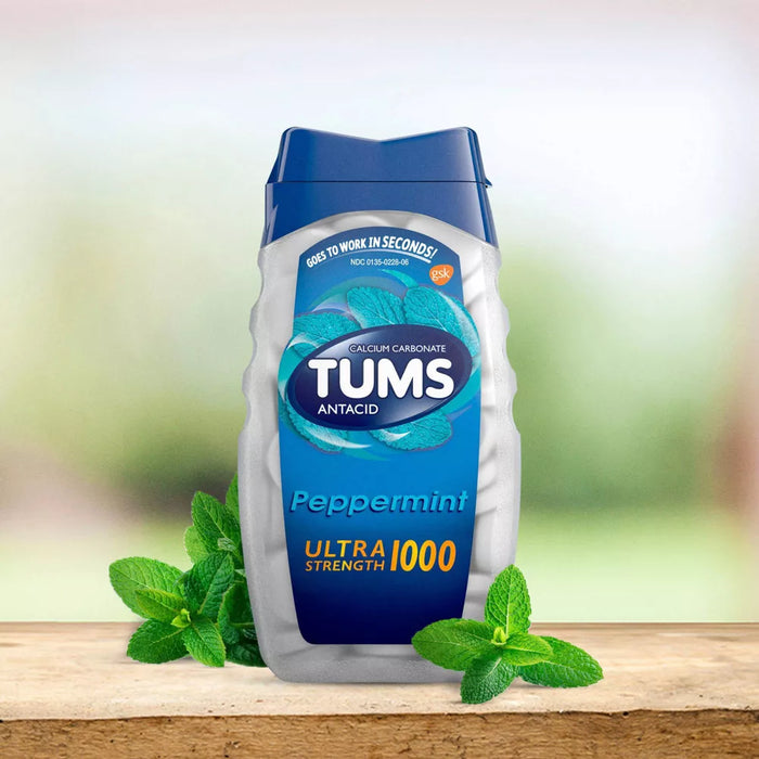 Tums Ultra Strength Mint Antacid Chewable Tablets - 160ct