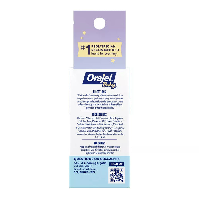 Orajel Baby Daytime & Nighttime Cooling Gels for Teething