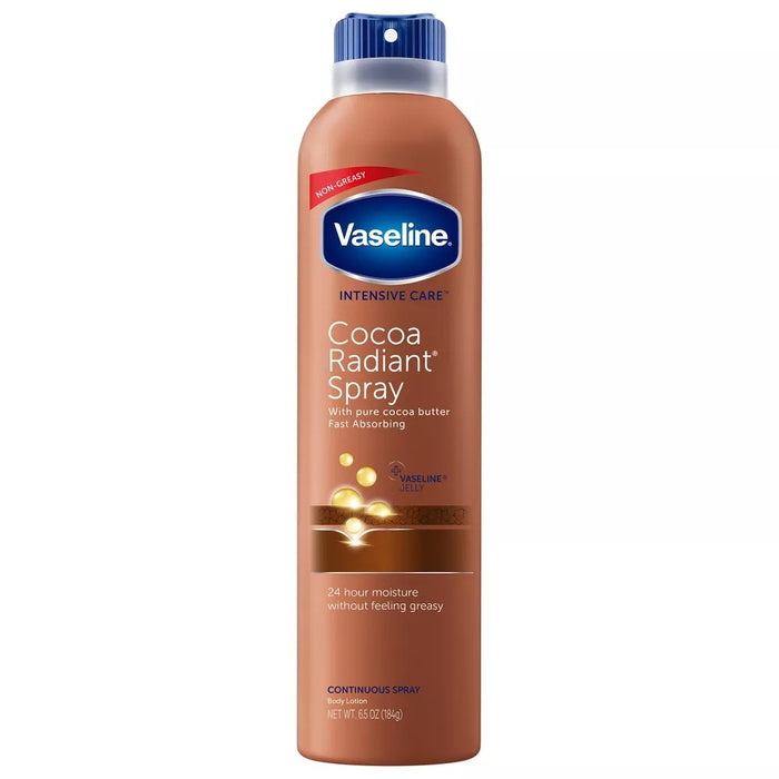 Vaseline Intensive Care Cocoa Radiant Spray Body Lotion - 6.5 oz