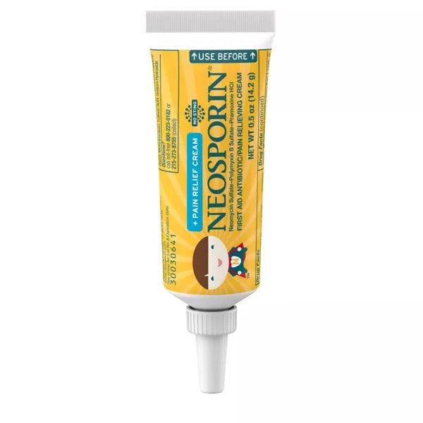 Neosporin For Kids + Pain Relief First Aid Antibiotic Cream - 0.5 Oz