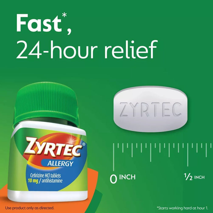 Zyrtec 24 Hour Allergy Relief Tablets