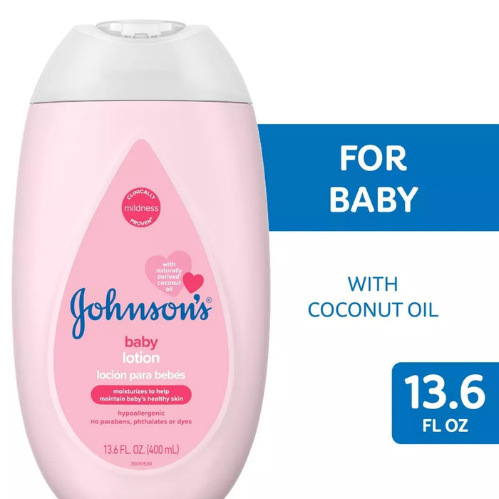 Johnson's Baby Moisturizing Mild Pink Baby Lotion - 13.6 oz