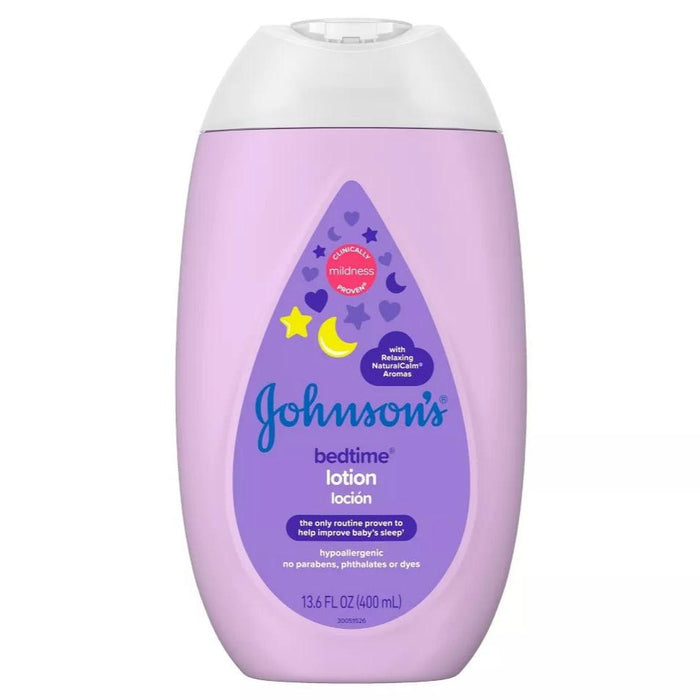 Johnson's Bedtime Baby Moisture Body Wash Body Lotion with Soothing Aromas