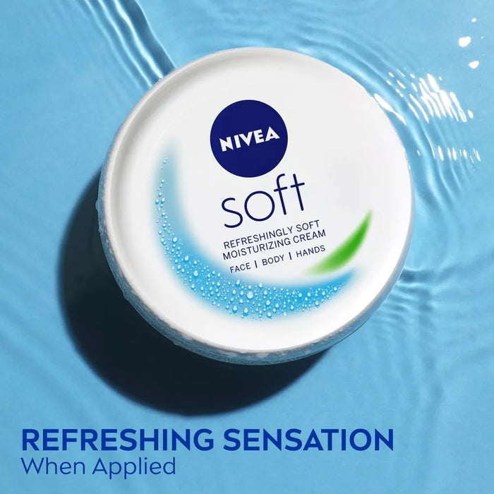 Nivea Soft Moisturizing Cream with Jojoba Oil & Vitamin E -  6.8 oz