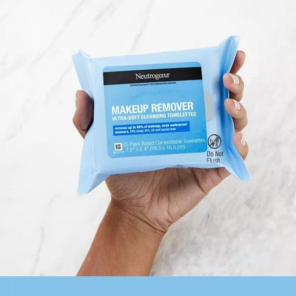 Neutrogena Makeup Remover Towelettes with Vanity Case Tub - 25 ct. - Shop Home Med