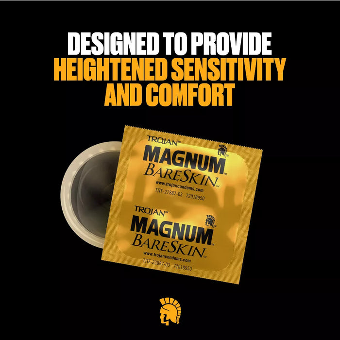 Trojan Magnum Bareskin Lubricated Condoms