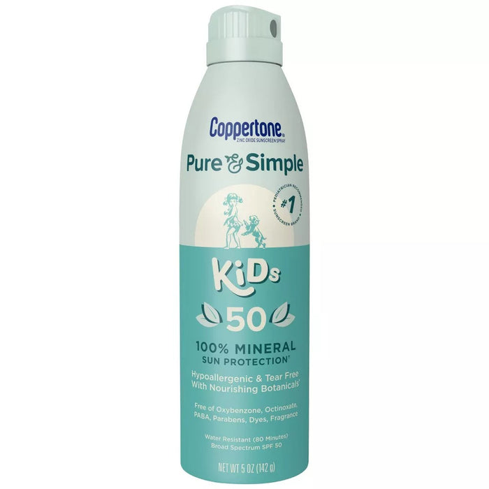 Coppertone Pure & Simple Sunscreen Spray SPF50