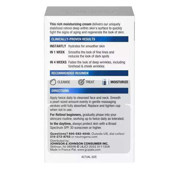Neutrogena Rapid Wrinkle Repair Anti-Wrinkle Retinol Cream - 1.7 oz - Shop Home Med