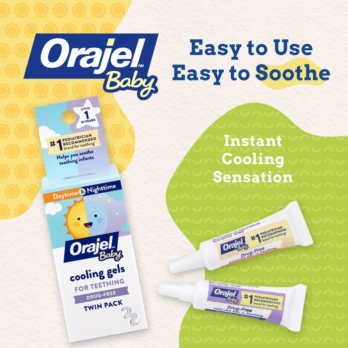 Orajel Baby Daytime & Nighttime Cooling Gels for Teething