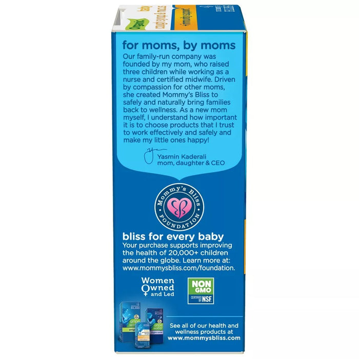 Mommy's Bliss Organic Baby Cough Syrup & Mucus + Immunity Support 4 Months+