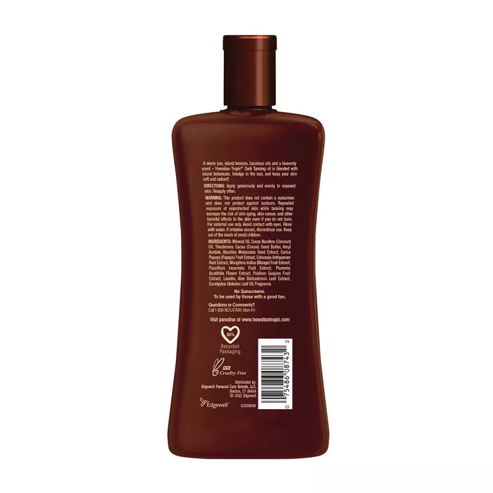 Hawaiian Tropic Dark Tanning Oil Original - 8 Oz