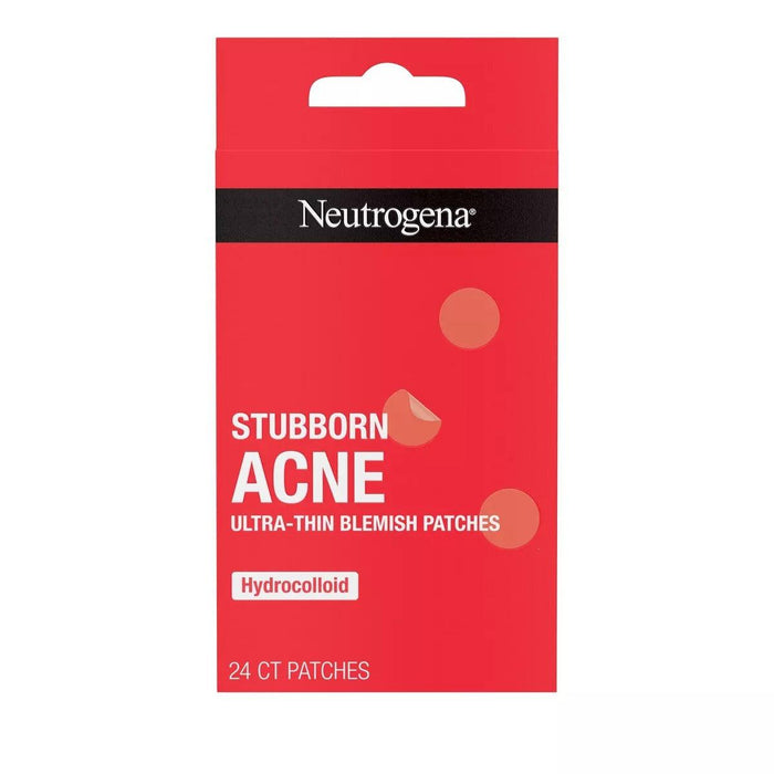 Neutrogena Stubborn Acne Blemish Patch Ultra-Thin Hydrocolloid - 24Ct - Shop Home Med