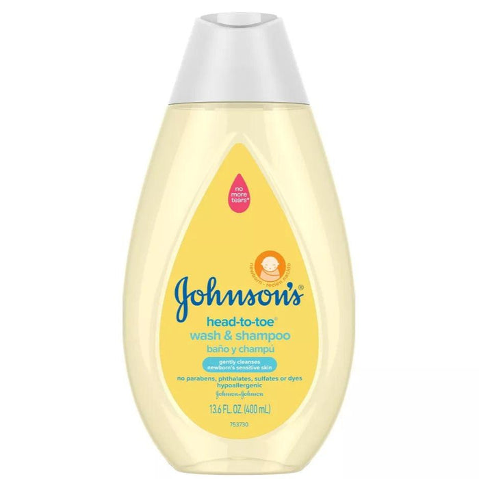 Johnson's Baby Head-To-Toe Gentle Body Wash & Shampoo - 13.6 fl oz