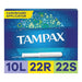 Tampax Cardboard Applicator Absorbency Tampons