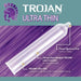 Trojan Sensitivity Ultra Thin Spermicidal Lube Condoms - 12ct