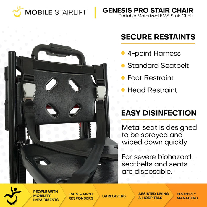 Genesis Flex Electric Stair Chair with Removeable Tracks