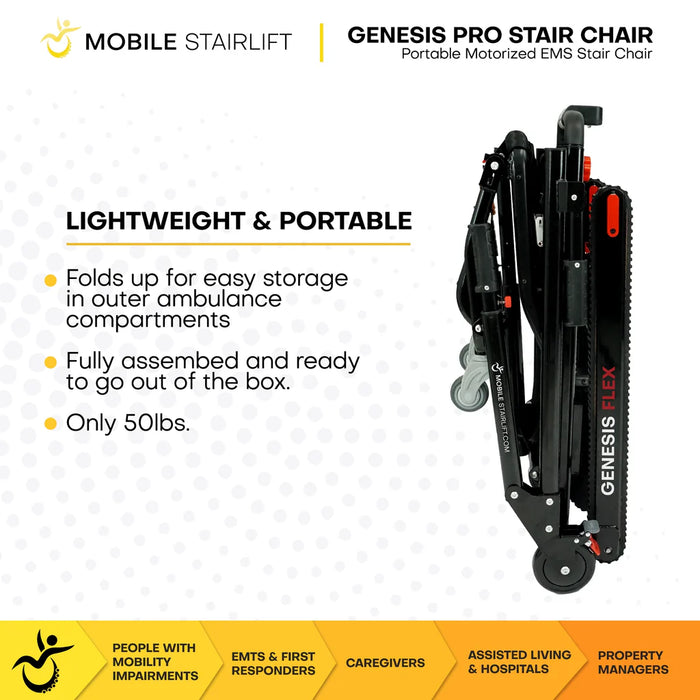 Genesis Flex Electric Stair Chair with Removeable Tracks