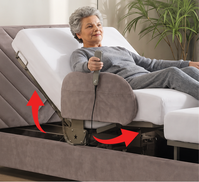 Getting upright is only part of getting out of bed.