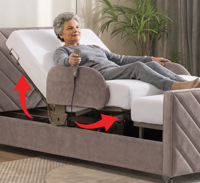 Getting upright is only part of getting out of bed.