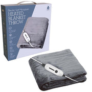 Pursonic Electric Soft Microplush Heated Blanket Throw shophomemed