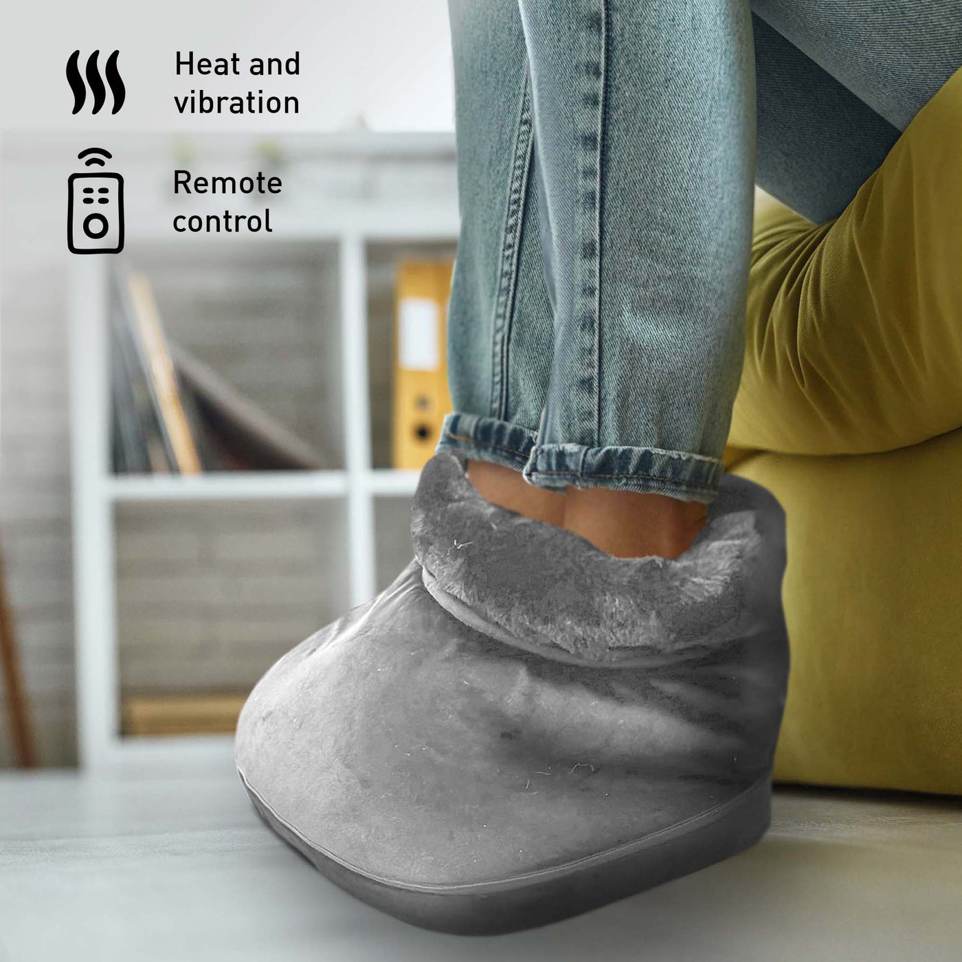 Pursonic Ultimate Relaxation & Recovery Bundle - Mario Lopez Massage Glove, Heated Foot Massager, Massage Gun, and More