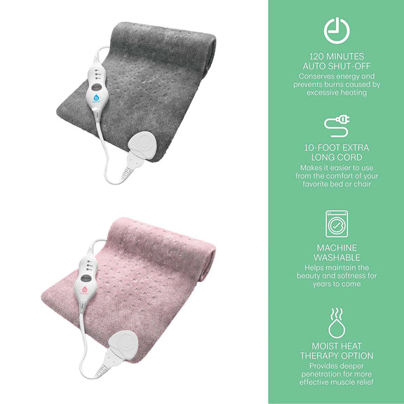 Pursonic Comfort Bundle: Double the Warmth Heating Pads