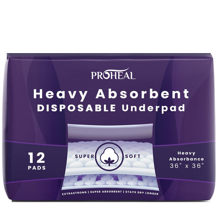 Heavy Absorbent Underpads 36" x 36"