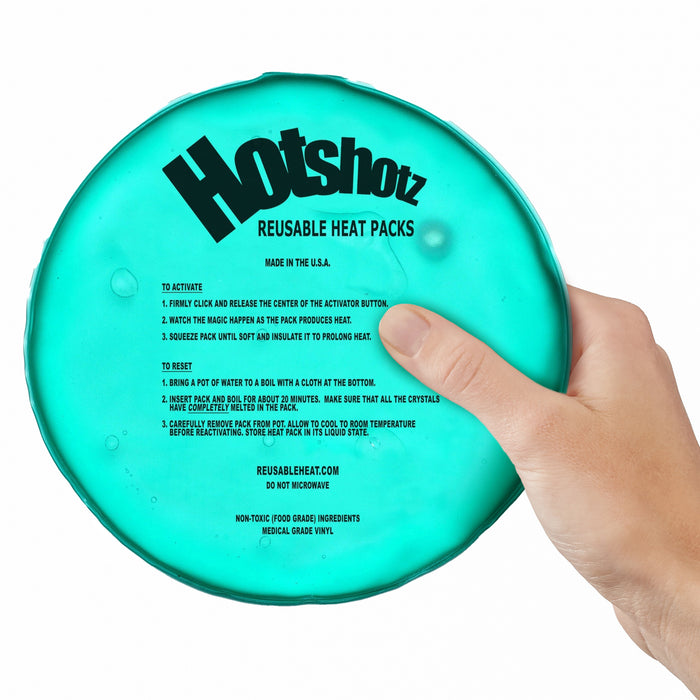 HotShotz 10" Round Reusable Heat Pack – Long-Lasting Relief