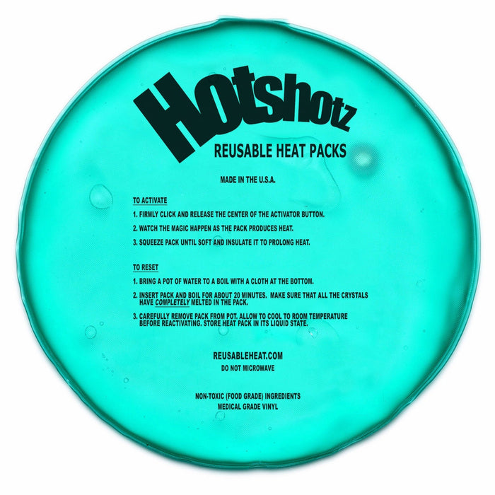 HotShotz 10" Round Reusable Heat Pack – Long-Lasting Relief