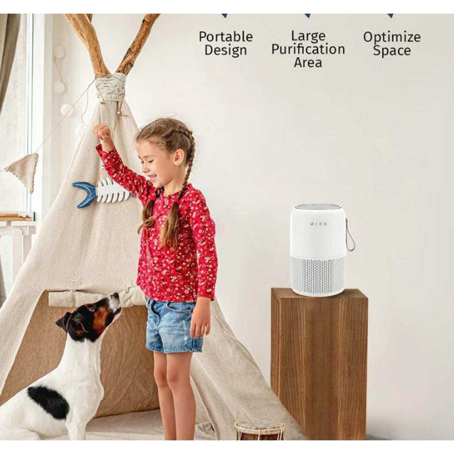 Miko IBUKI + Best Air Purifier for Allergies - Shop Home Med