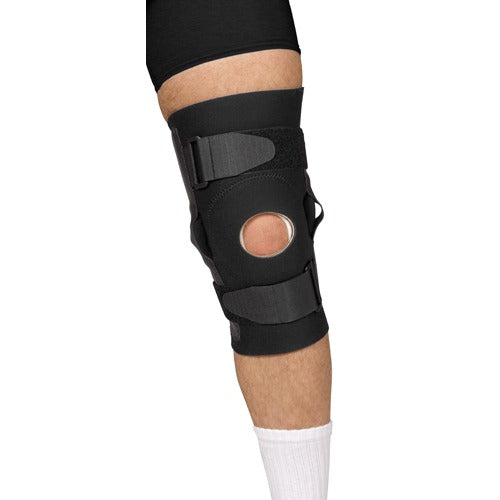 Leader Neoprene Hinged Knee Brace Support - Black