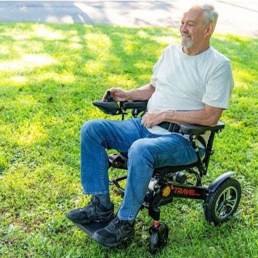 Metro Mobility Itravel Plus Series Portable Electric Wheelchair - Shop Home Med