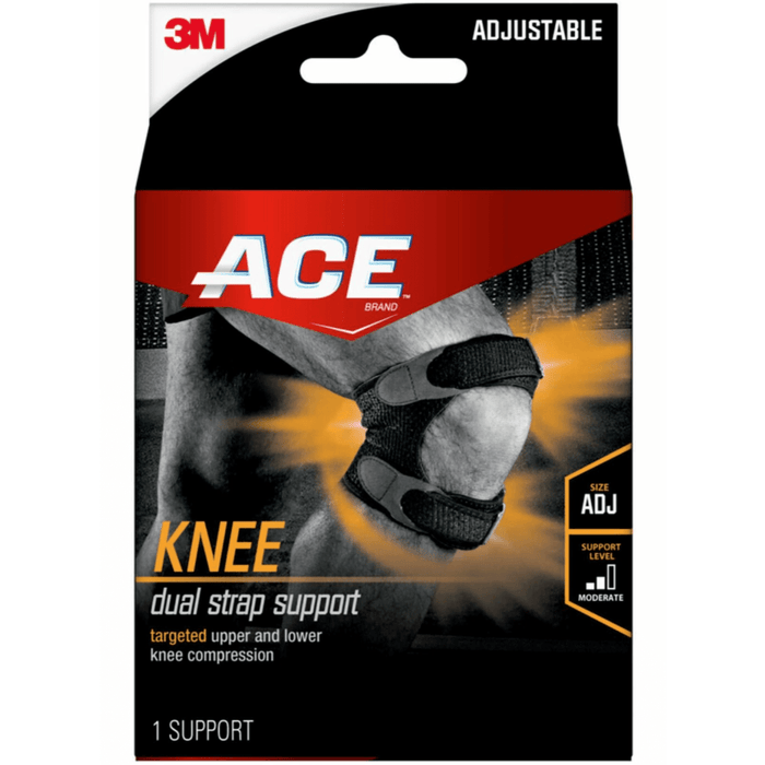 Ace Adjustable Dual Knee Strap Support