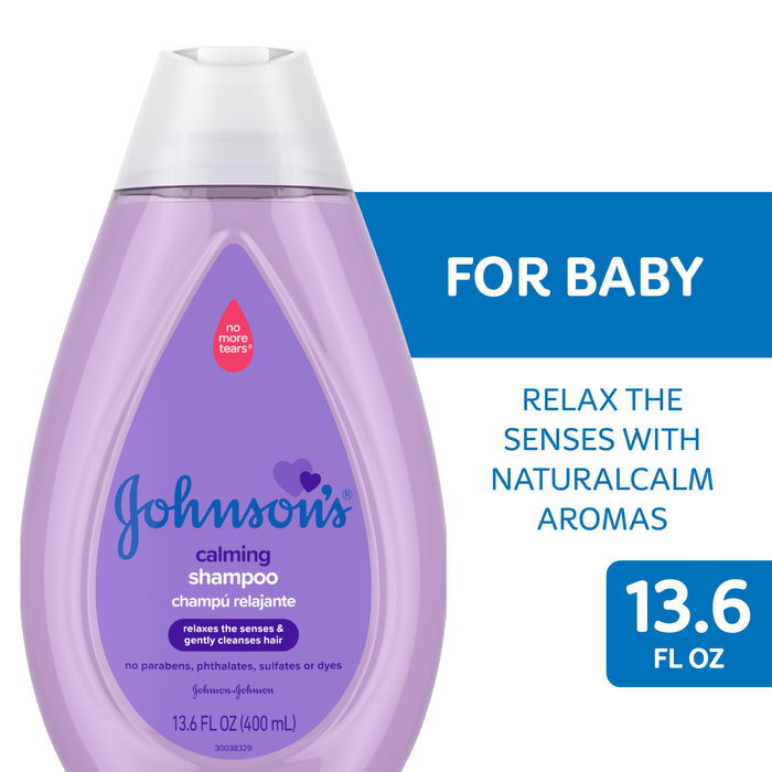 Johnson's Baby Calming Shampoo with NaturalCalm Scent - 13.6 oz