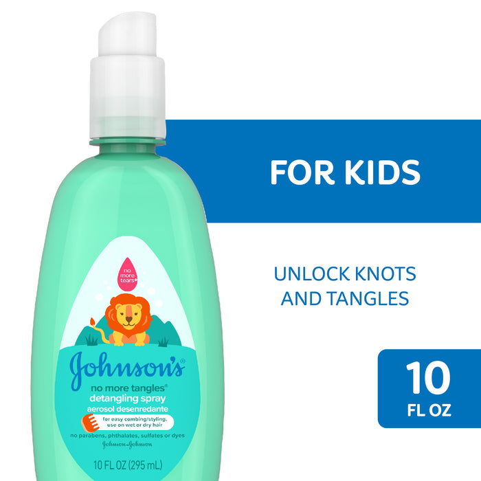 Johnson's Baby No More Tangles Detangling Spray - 10 oz