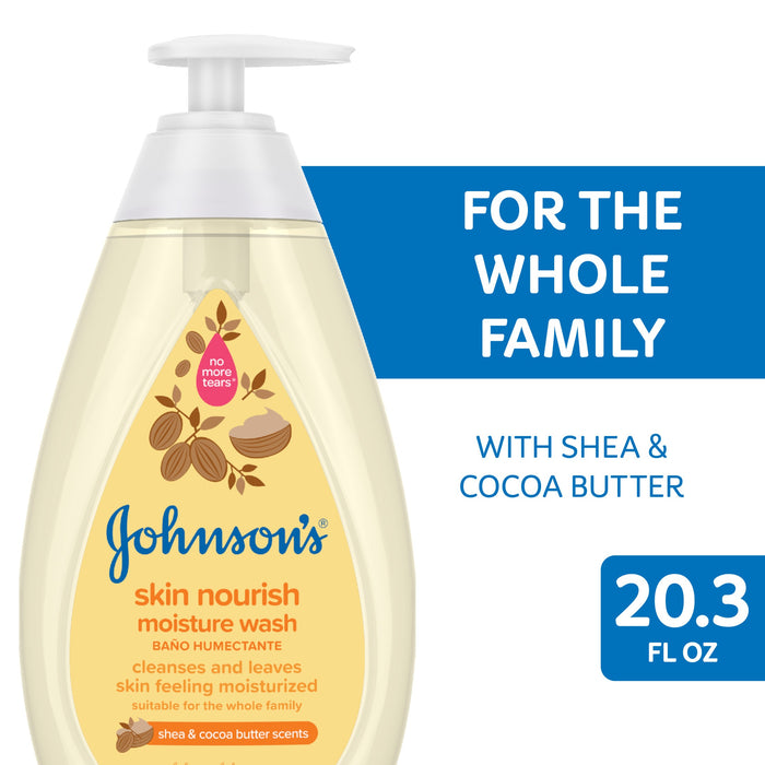 Johnson's Baby Skin Nourish Moisture Body Wash Shea & Cocoa Butter - 20.3 oz