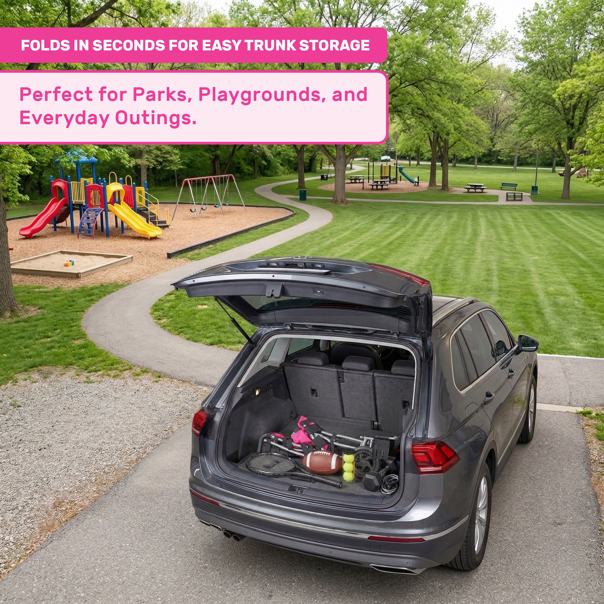 Cochecito pediátrico adaptable para necesidades especiales SMILEZ