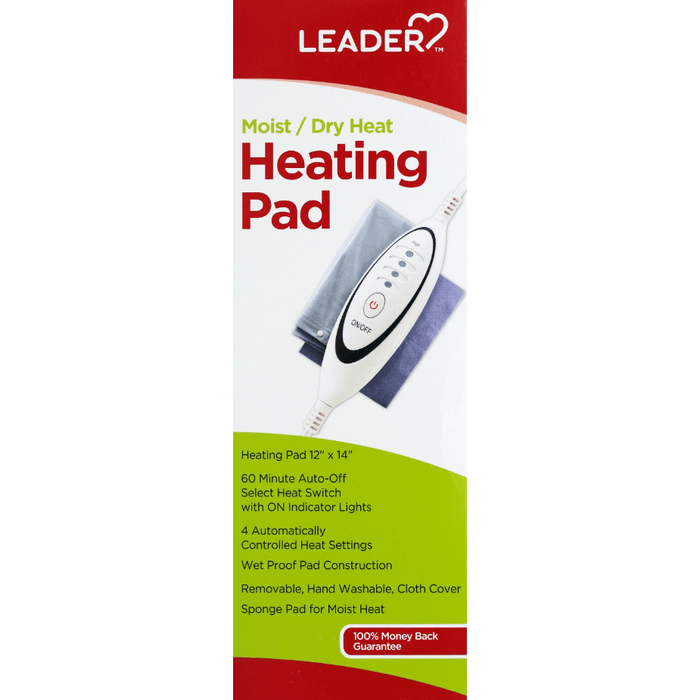 Leader Digital Moist & Dry Heating Pad for Pain Relief