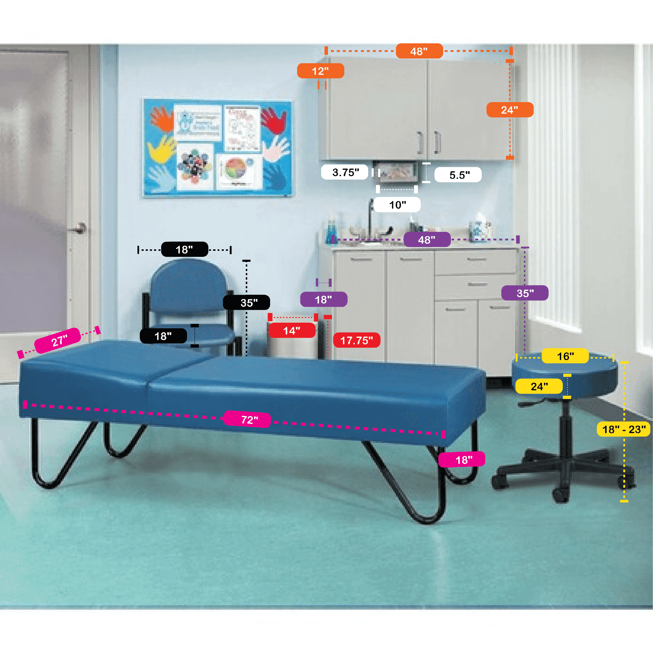 Clinton School Nurse Exam Room - Ready Room - Shop Home Med