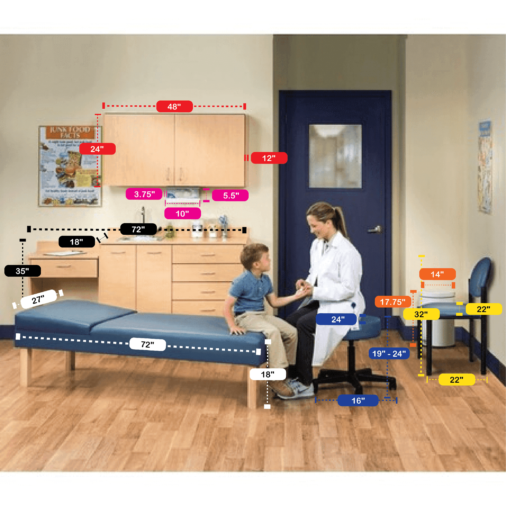 Clinton School Nurse Exam Room - Ready Room - Shop Home Med