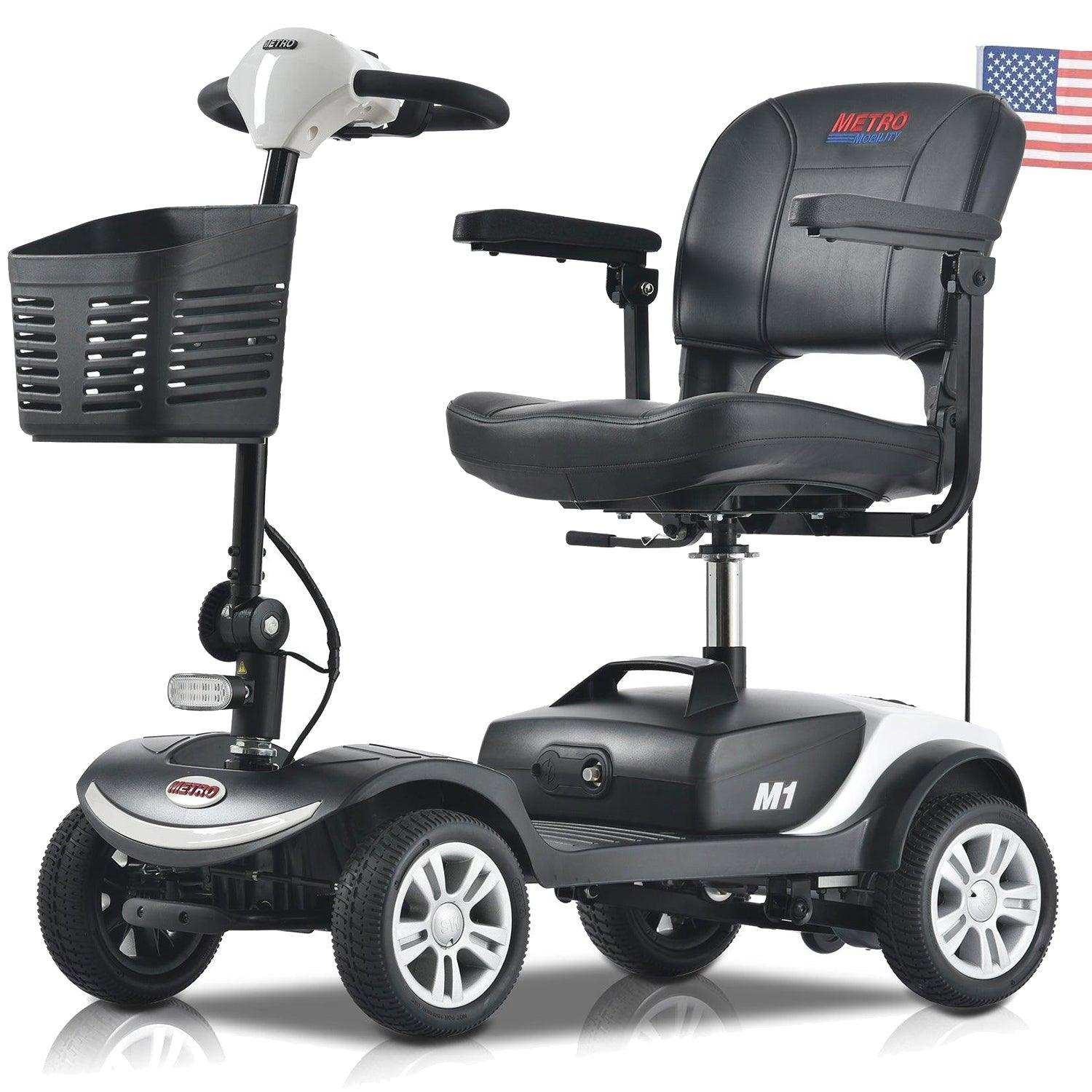Metro Mobility M1 Series 4-Wheel Travel Mobility Scooter - Shop Home Med