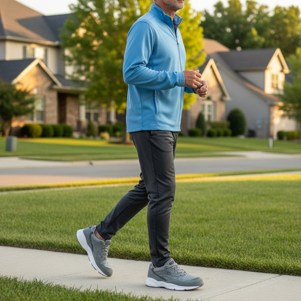 Propet Footwear Stability Fusion Men's Walking Sneakers Diabetic and Orthotic Friendly