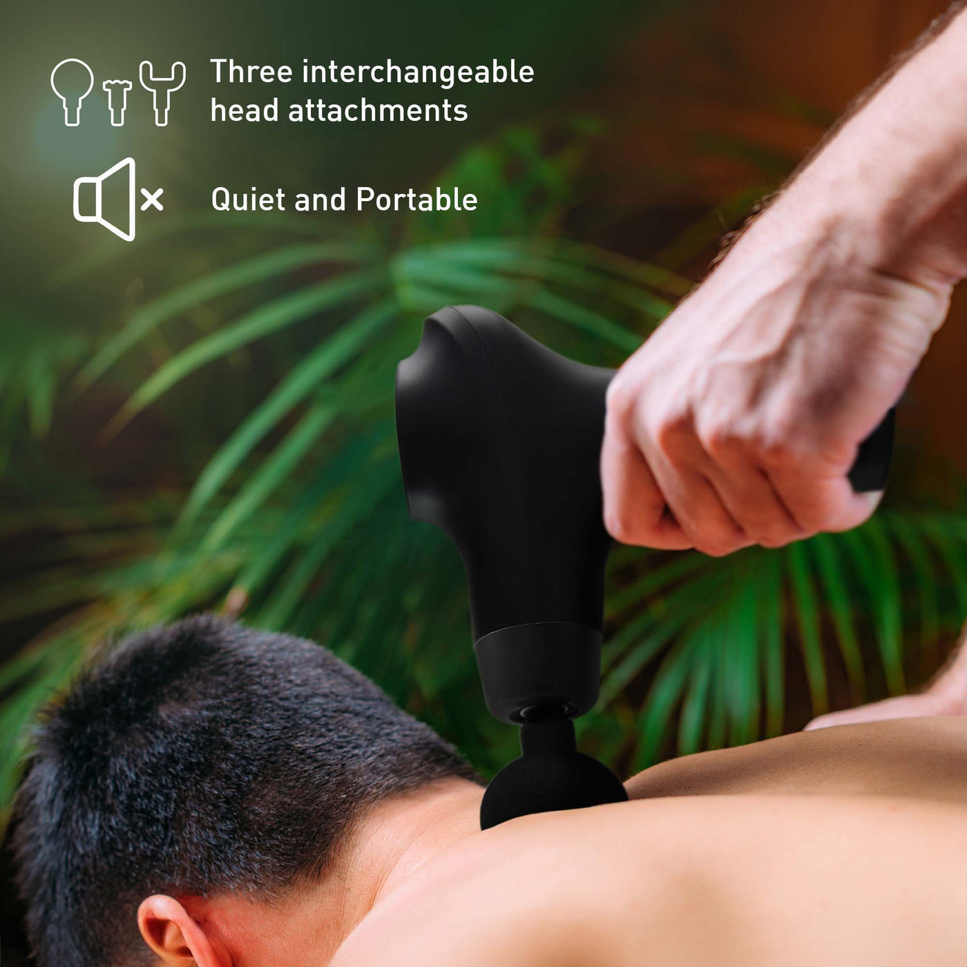 Pursonic Muscle Recovery & Relaxation Power Duo: Massage Gun & Handheld Electric Sport Massager