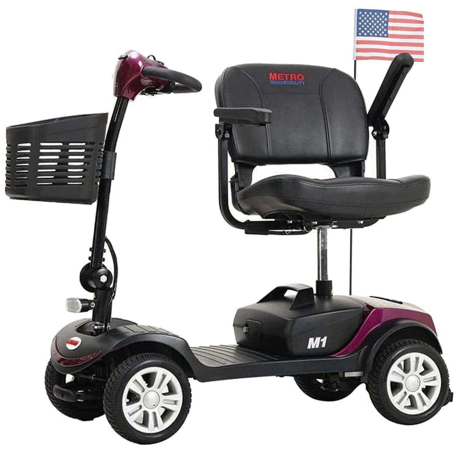Metro Mobility M1 Series 4-Wheel Travel Mobility Scooter - Shop Home Med