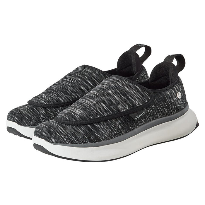 Zapatos para diabéticos Silverts, ajustables, extra anchos y cómodos para mujer con cierres fáciles