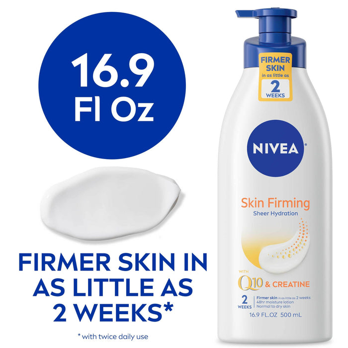 Nivea Skin Firming Sheer Hydration with Q10 & Creatine Body Lotion - 16.9 oz